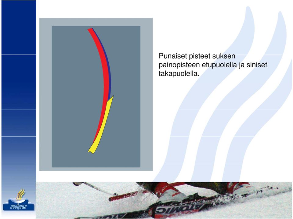 ja siniset takapuolella.