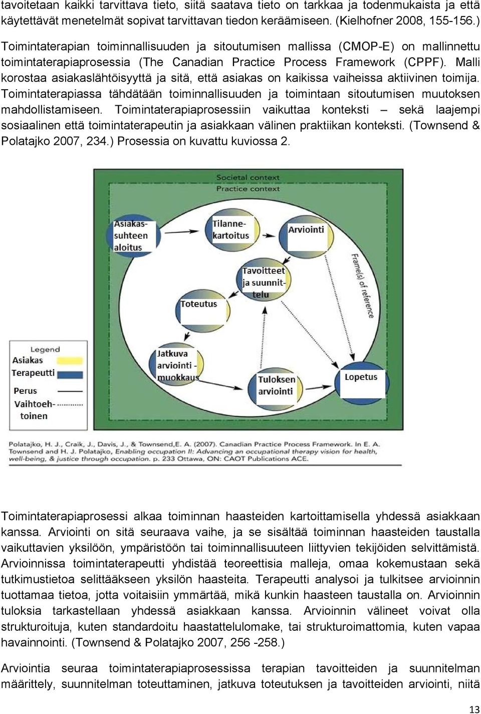 Malli korostaa asiakaslähtöisyyttä ja sitä, että asiakas on kaikissa vaiheissa aktiivinen toimija.