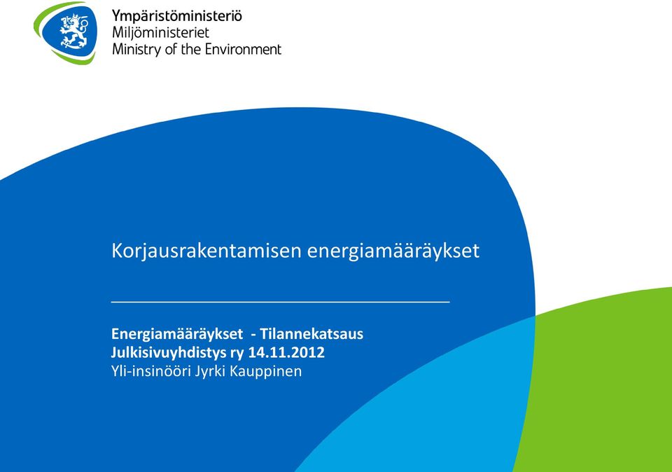 Energiamääräykset -