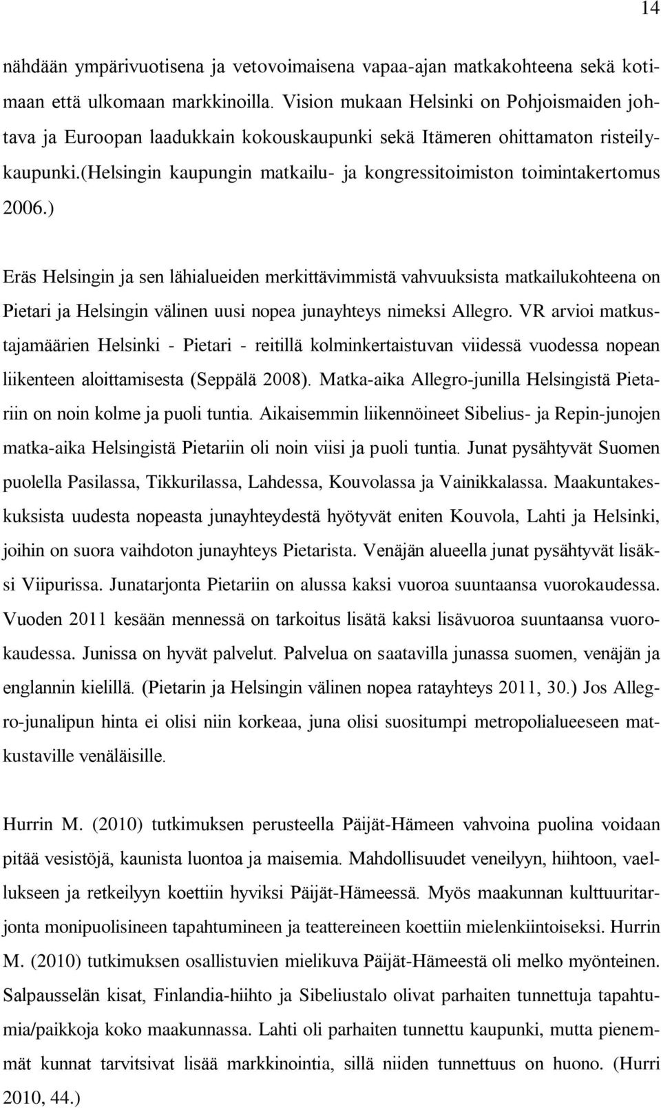 (helsingin kaupungin matkailu- ja kongressitoimiston toimintakertomus 2006.