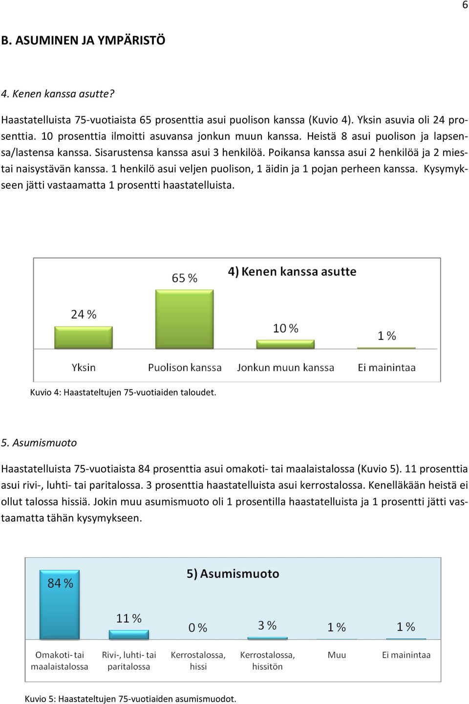 Poikansa kanssa asui 2 henkilöä ja 2 miestai naisystävän kanssa. 1 henkilö asui veljen puolison, 1 äidin ja 1 pojan perheen kanssa. Kysymykseen jätti vastaamatta 1 prosentti haastatelluista.