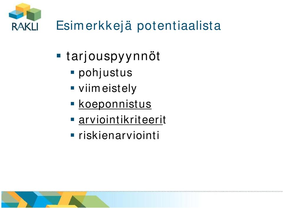 viimeistely koeponnistus