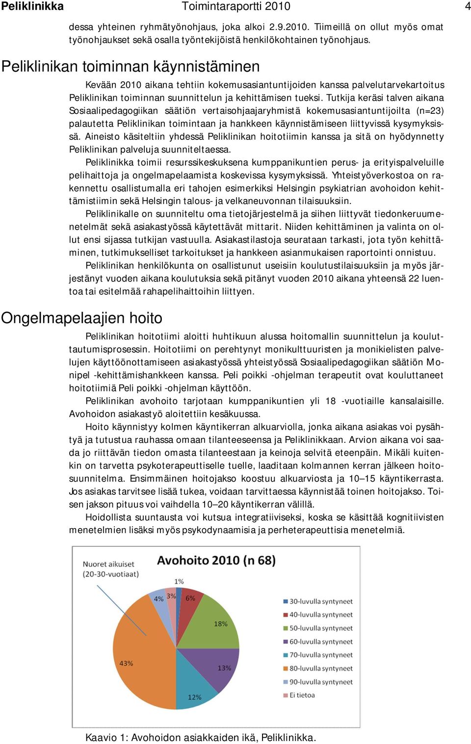 Tutkija keräsi talven aikana Sosiaalipedagogiikan säätiön vertaisohjaajaryhmistä kokemusasiantuntijoilta (n=23) palautetta Peliklinikan toimintaan ja hankkeen käynnistämiseen liittyvissä kysymyksissä.
