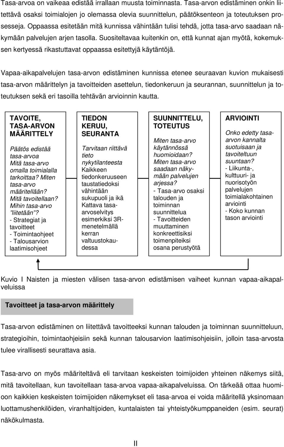 Suositeltavaa kuitenkin on, että kunnat ajan myötä, kokemuksen kertyessä rikastuttavat oppaassa esitettyjä käytäntöjä.