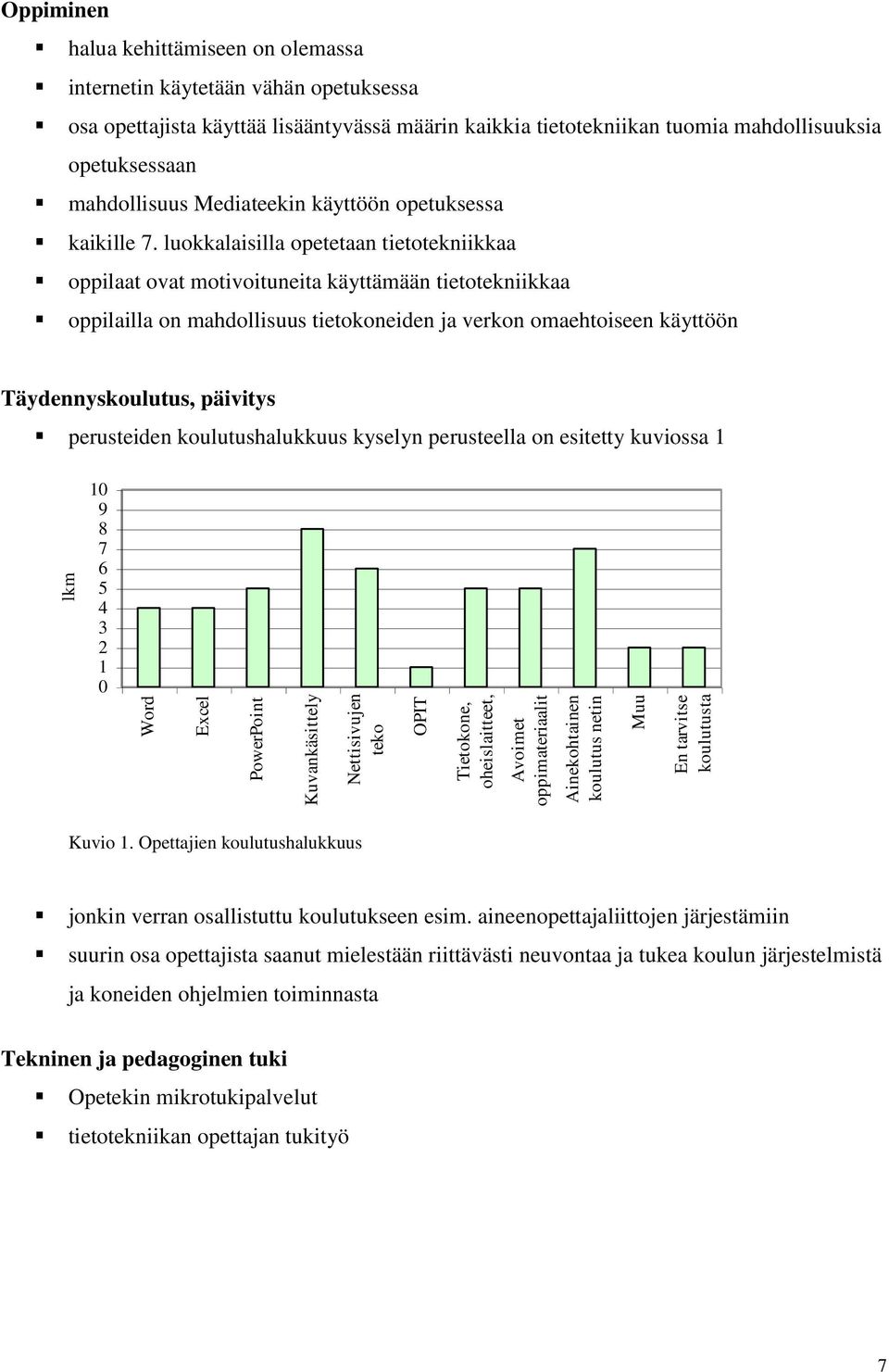 opetuksessa kaikille 7.