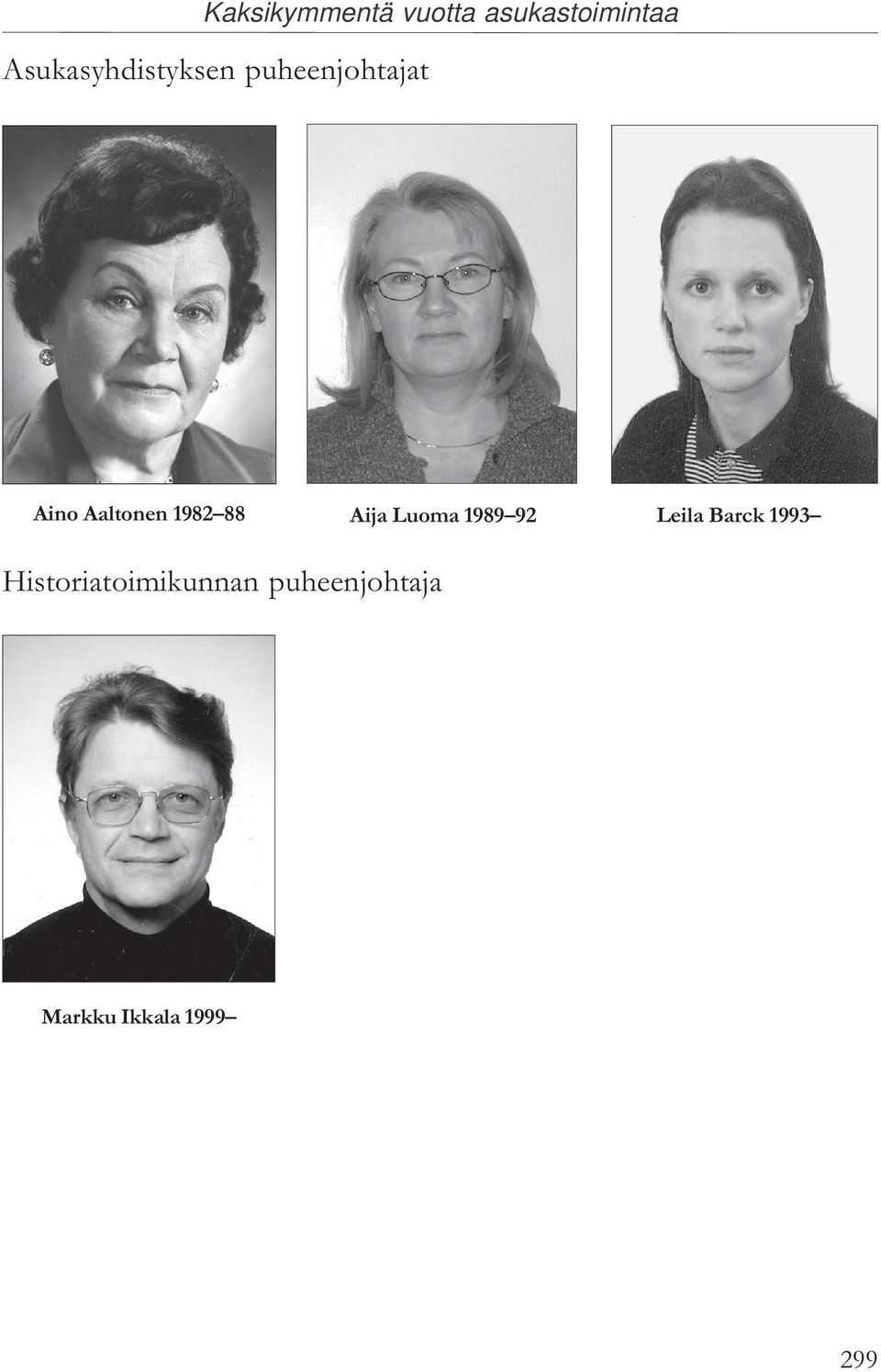 Leila Barck 1993 Historiatoimikunnan