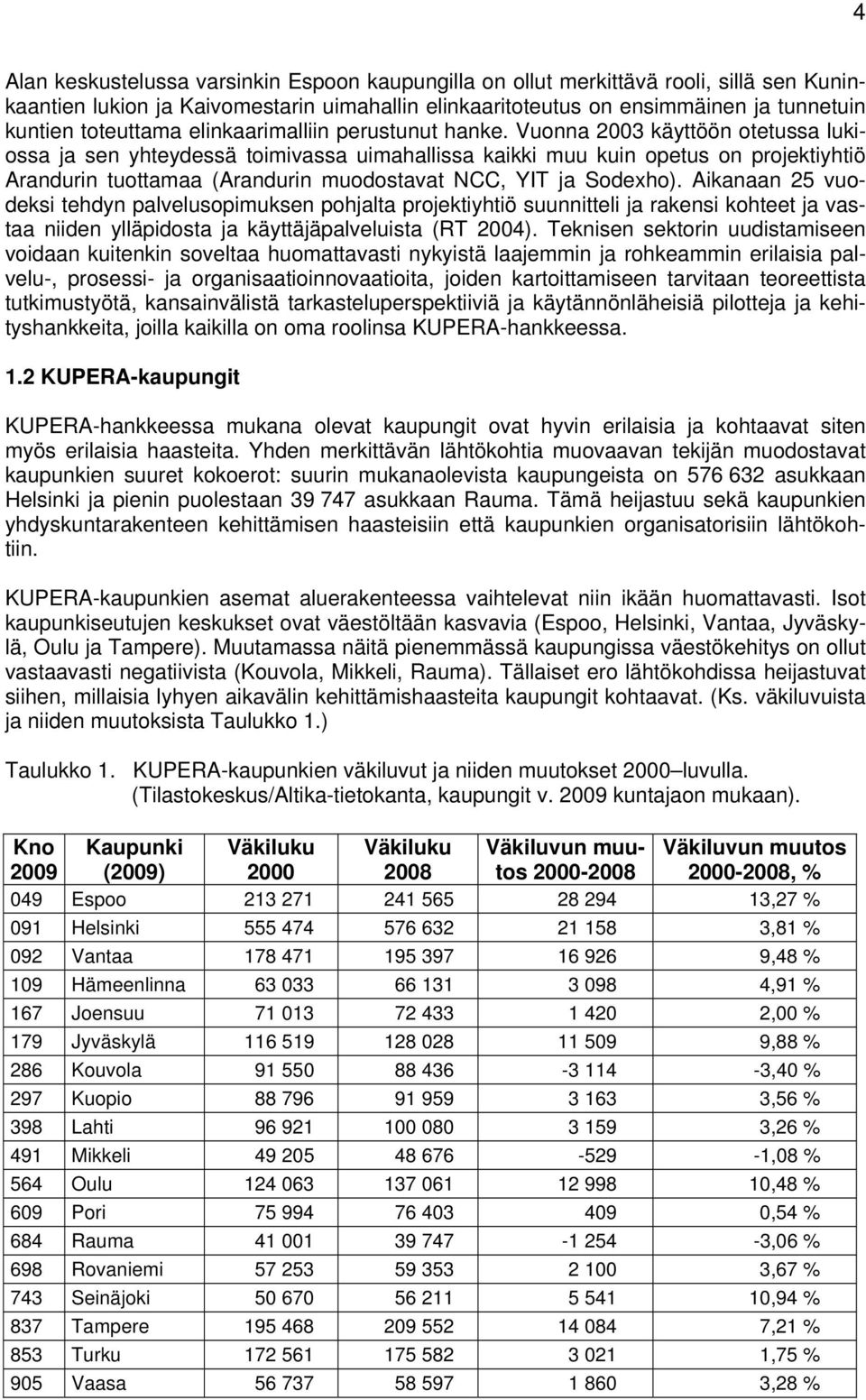 Vunna 2003 käyttöön tetussa lukissa ja sen yhteydessä timivassa uimahallissa kaikki muu kuin petus n prjektiyhtiö Arandurin tuttamaa (Arandurin mudstavat NCC, YIT ja Sdexh).