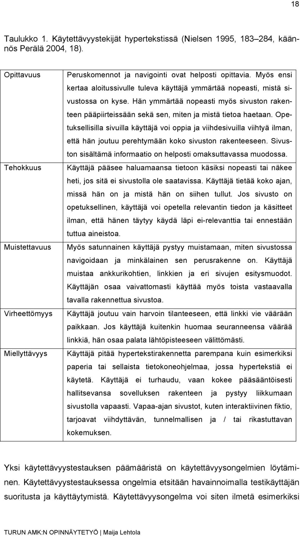 Myös ensi kertaa aloitussivulle tuleva käyttäjä ymmärtää nopeasti, mistä sivustossa on kyse. Hän ymmärtää nopeasti myös sivuston rakenteen pääpiirteissään sekä sen, miten ja mistä tietoa haetaan.