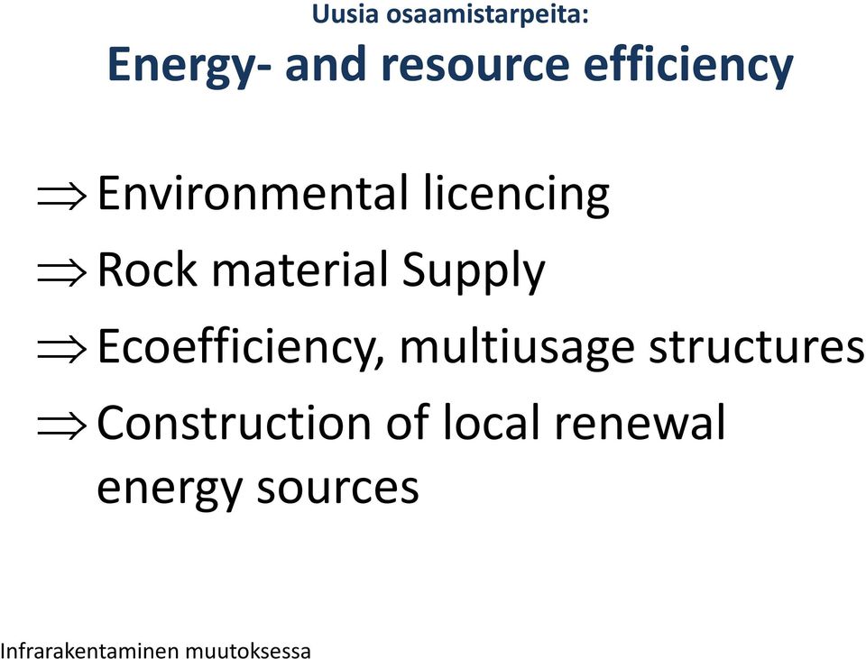 material Supply Ecoefficiency, multiusage