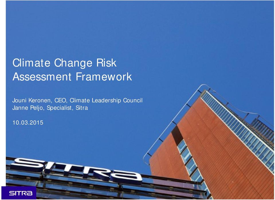 Climate Leadership Council Janne
