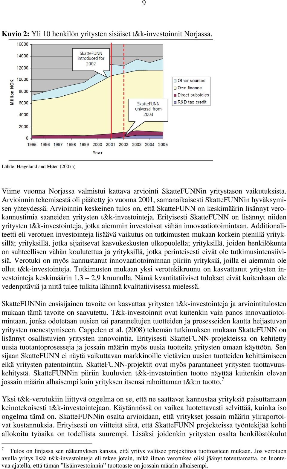 Arvioinnin keskeinen tulos on, että SkatteFUNN on keskimäärin lisännyt verokannustimia saaneiden yritysten t&k-investointeja.