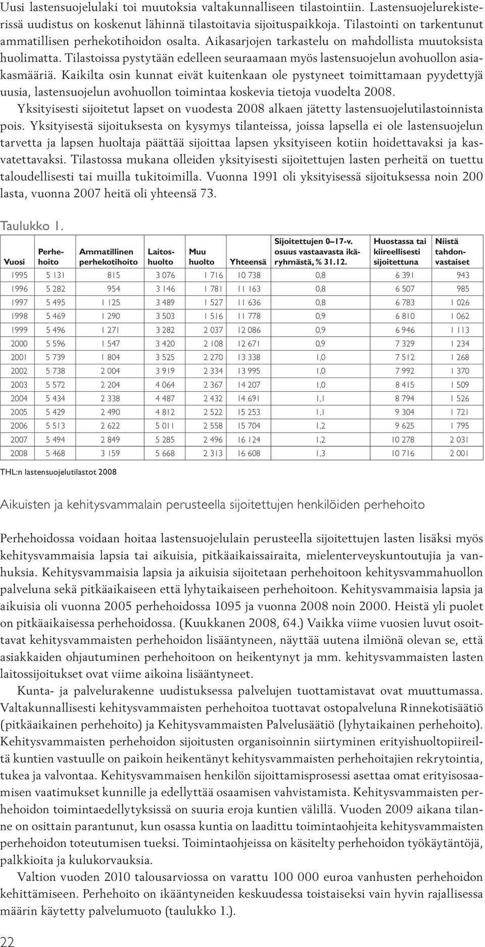 Tilastoissa pystytään edelleen seuraamaan myös lastensuojelun avohuollon asiakasmääriä.