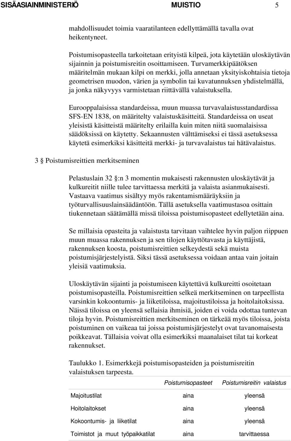 Turvamerkkipäätöksen määritelmän mukaan kilpi on merkki, jolla annetaan yksityiskohtaisia tietoja geometrisen muodon, värien ja symbolin tai kuvatunnuksen yhdistelmällä, ja jonka näkyvyys