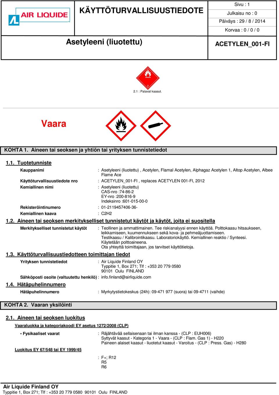 : Palavat kaasut. Vaara M M«KOHTA 1.