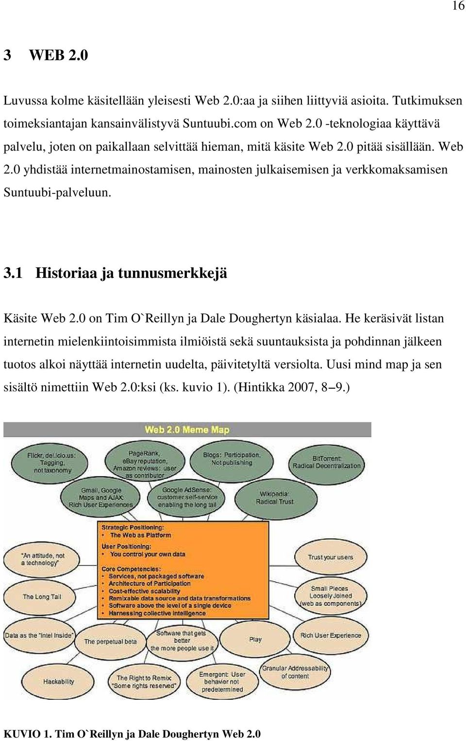 3.1 Historiaa ja tunnusmerkkejä Käsite Web 2.0 on Tim O`Reillyn ja Dale Doughertyn käsialaa.