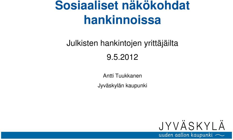 hankintojen yrittäjäilta 9.5.