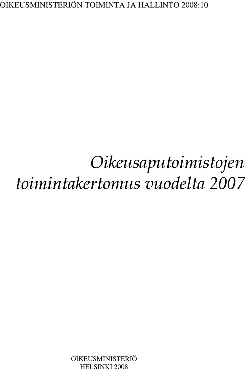 Oikeusaputoimistojen