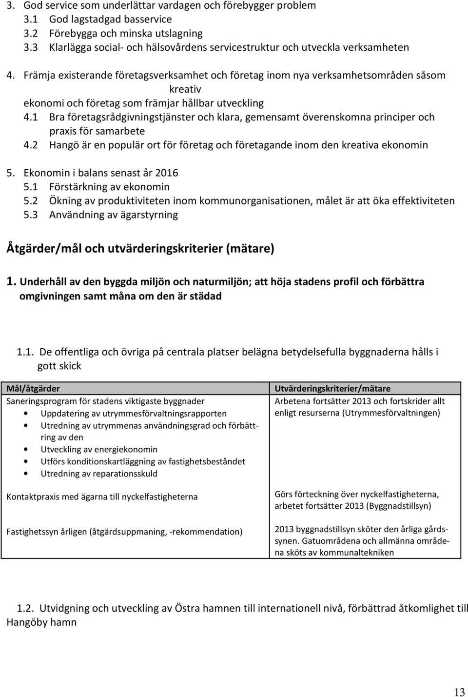 Främja existerande företagsverksamhet och företag inom nya verksamhetsområden såsom kreativ ekonomi och företag som främjar hållbar utveckling 4.