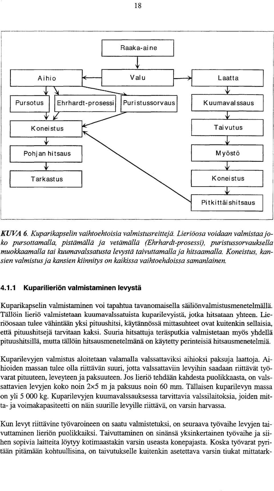 Koneistus, kansien valmistus ja kansien kiinnitys on kaikissa vaihtoehdoissa samanlainen. 4.1.