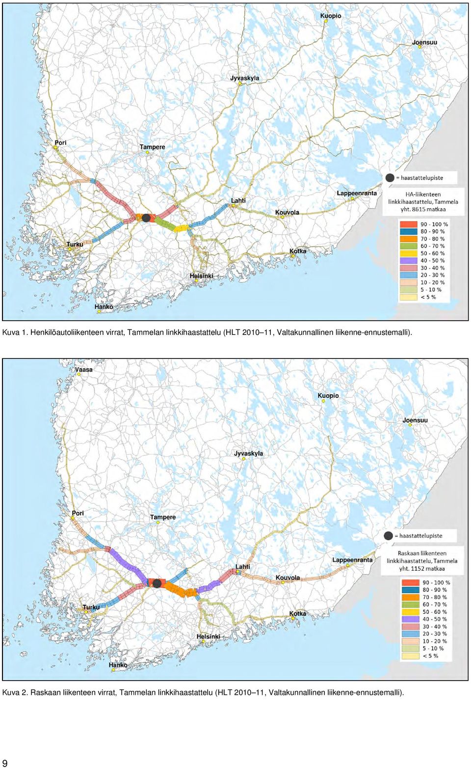 (HLT 2010 11, Valtakunnallinen liikenne-ennustemalli).