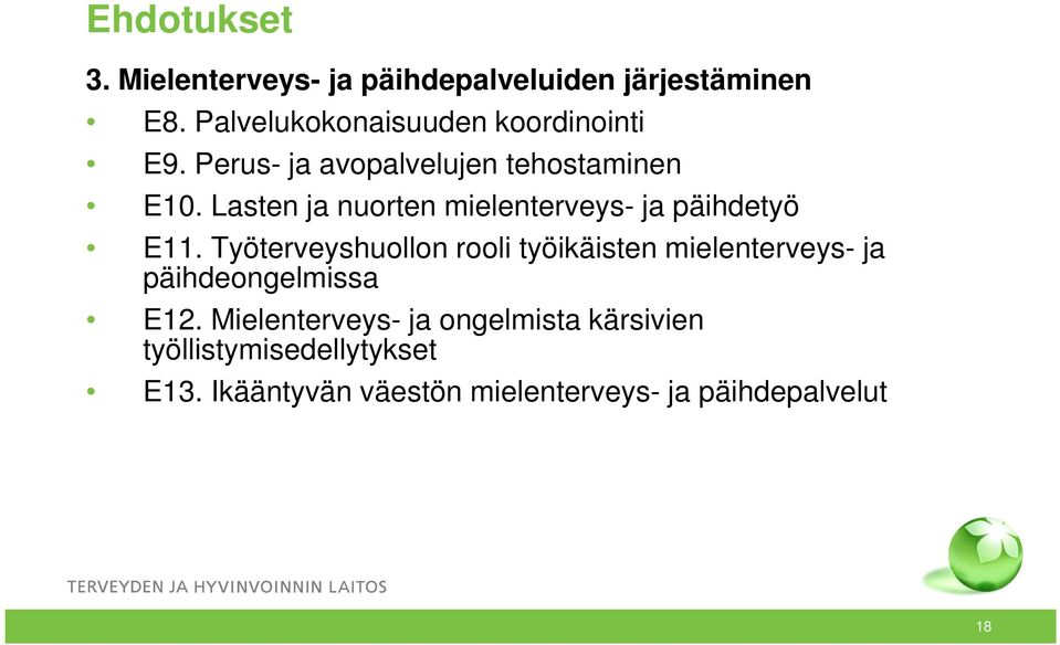 Lasten ja nuorten mielenterveys- ja päihdetyö E11.