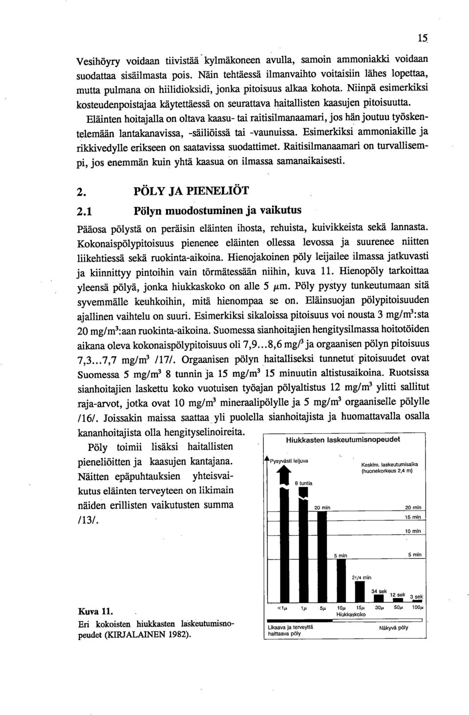 Niinpä esimerkiksi kosteudenpoistajaa käytettäessä on seurattava haitallisten kaasujen pitoisuutta.