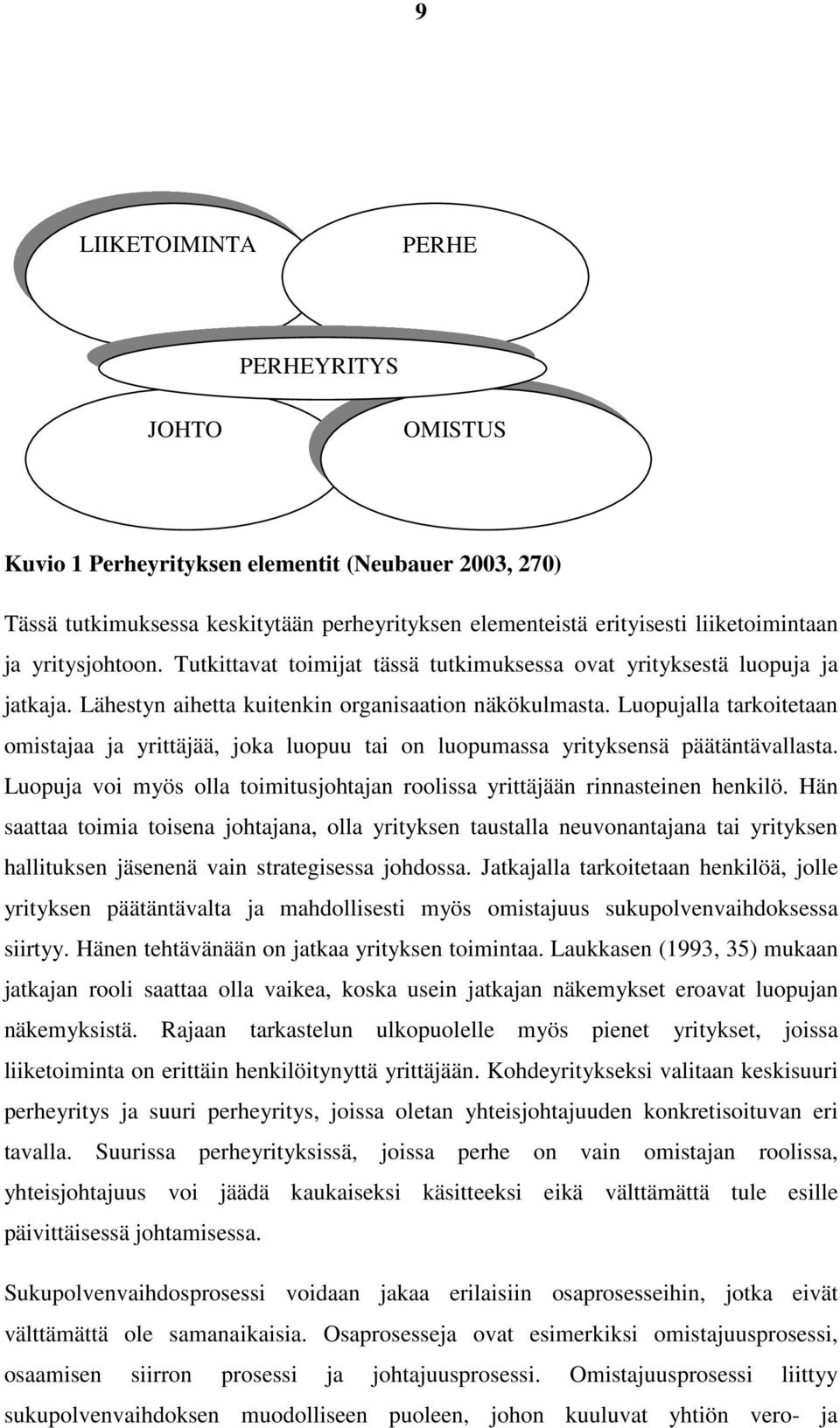 Luopujalla tarkoitetaan omistajaa ja yrittäjää, joka luopuu tai on luopumassa yrityksensä päätäntävallasta. Luopuja voi myös olla toimitusjohtajan roolissa yrittäjään rinnasteinen henkilö.