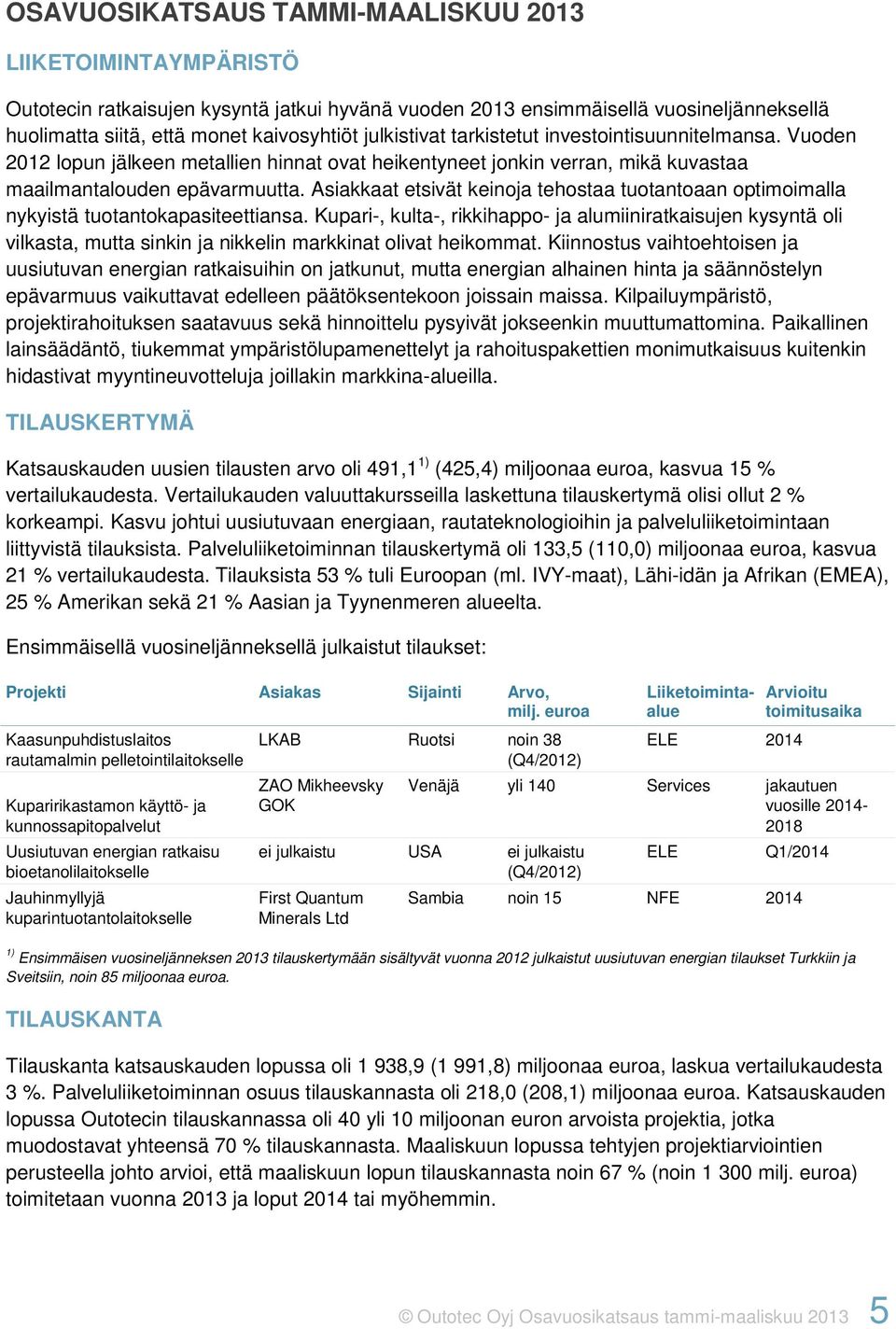 Asiakkaat etsivät keinoja tehostaa tuotantoaan optimoimalla nykyistä tuotantokapasiteettiansa.