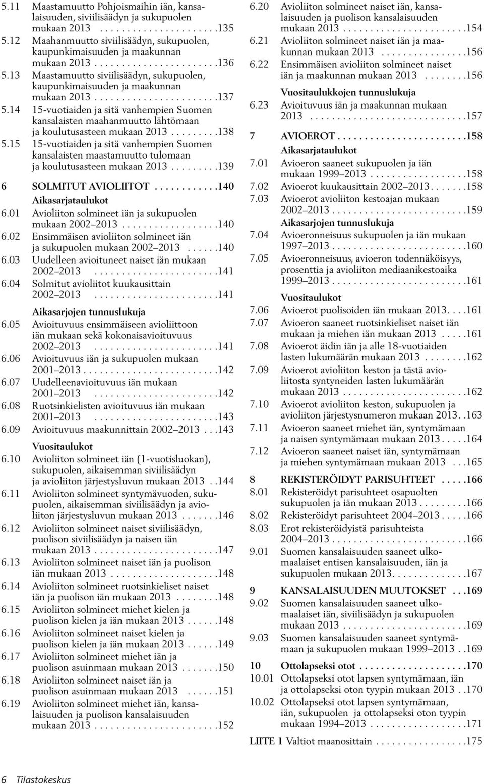 14 15-vuotiaiden ja sitä vanhempien Suomen kansalaisten maahanmuutto lähtömaan ja koulutusasteen mukaan 2013...138 5.