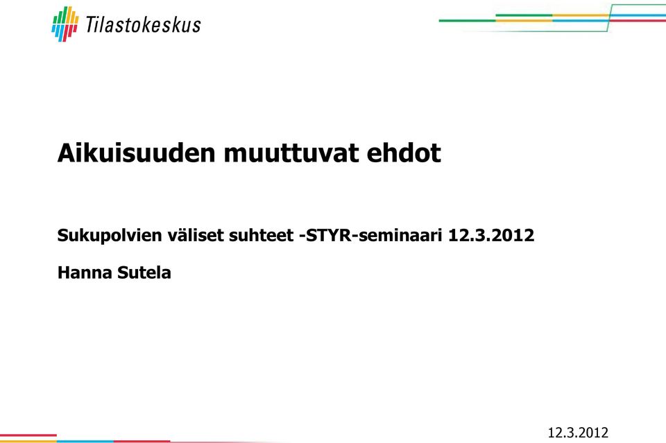 suhteet -STYR-seminaari