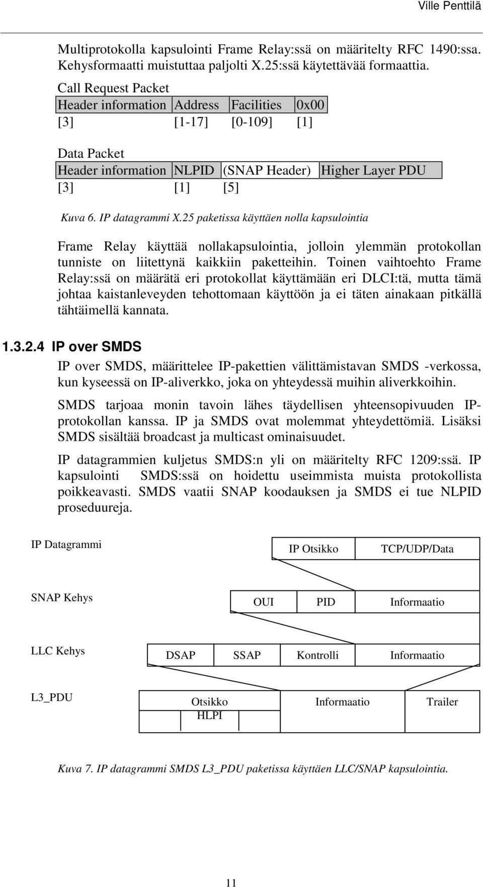 25 paketissa käyttäen nolla kapsulointia Frame Relay käyttää nollakapsulointia, jolloin ylemmän protokollan tunniste on liitettynä kaikkiin paketteihin.