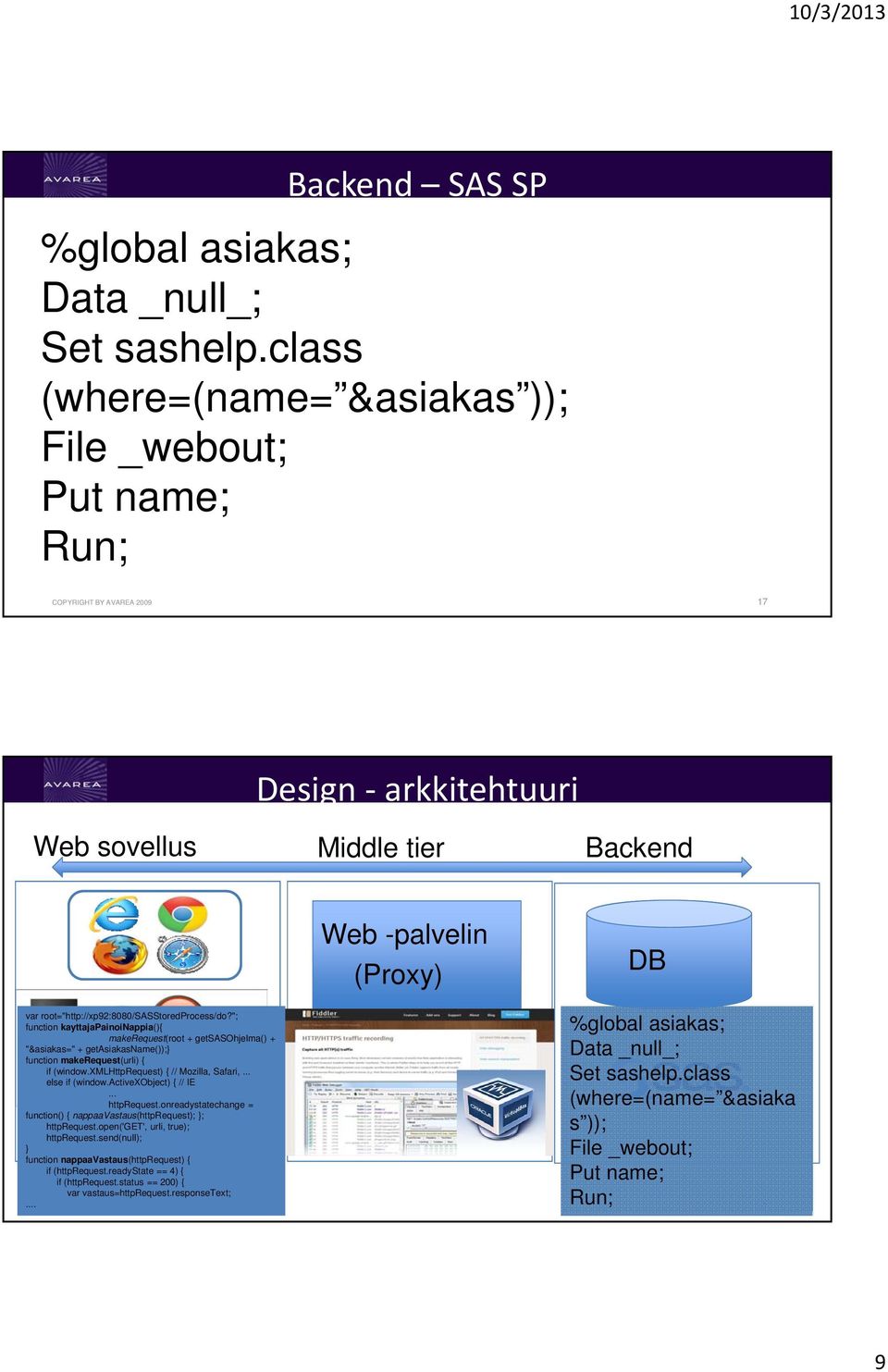 root="http://xp92:8080/sasstoredprocess/do?"; function kayttajapainoinappia(){ makerequest(root + getsasohjelma() + "&asiakas=" + getasiakasname());} function makerequest(urli) { if (window.