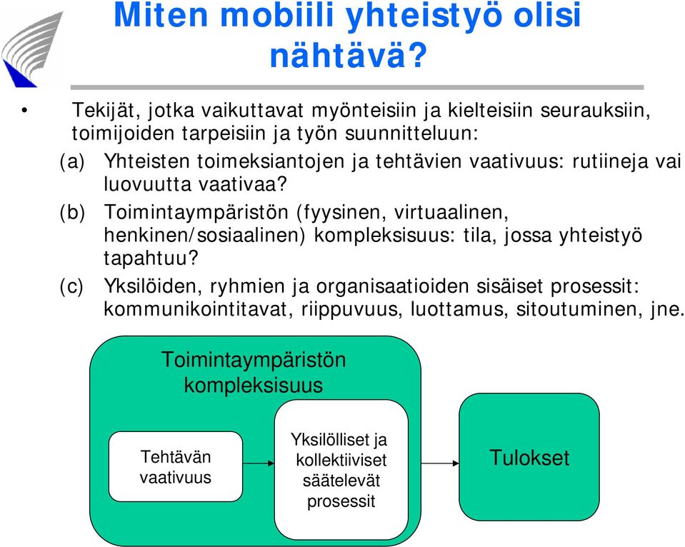 tehtävien vaativuus: rutiineja vai luovuutta vaativaa?