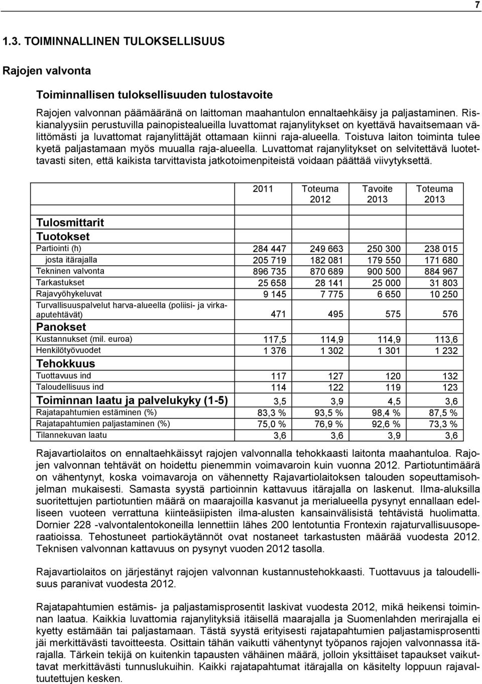 Toistuva laiton toiminta tulee kyetä paljastamaan myös muualla raja-alueella.