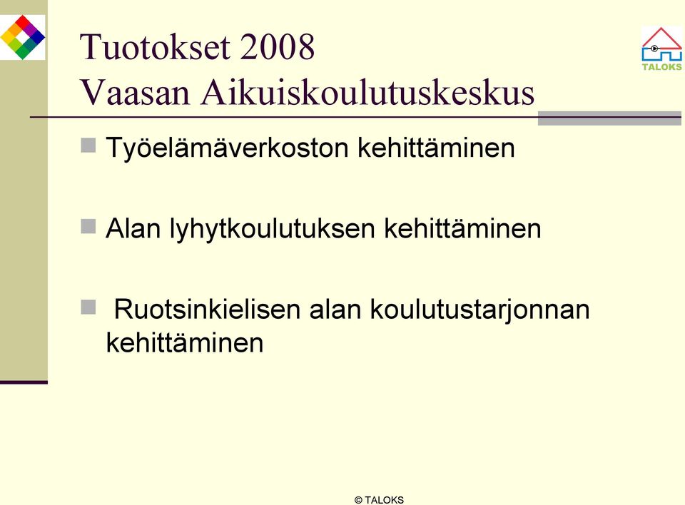 lyhytkoulutuksen kehittäminen