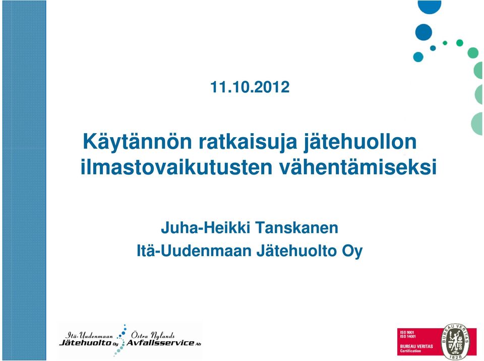 jätehuollon ilmastovaikutusten