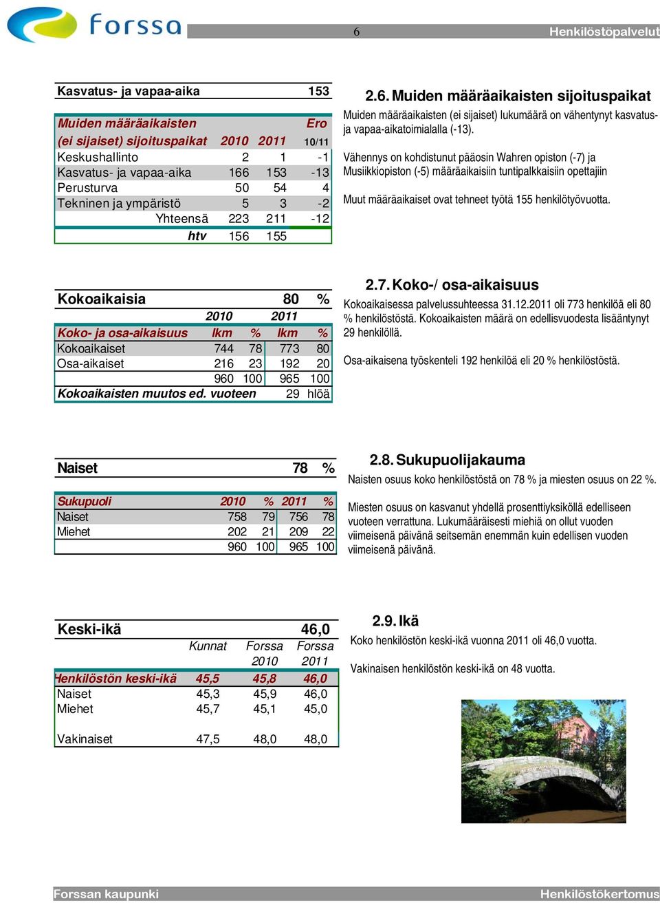 Vähennys on kohdistunut pääosin Wahren opiston (-7) ja Musiikkiopiston (-5) määräaikaisiin tuntipalkkaisiin opettajiin Muut määräaikaiset ovat tehneet työtä 155 henkilötyövuotta.