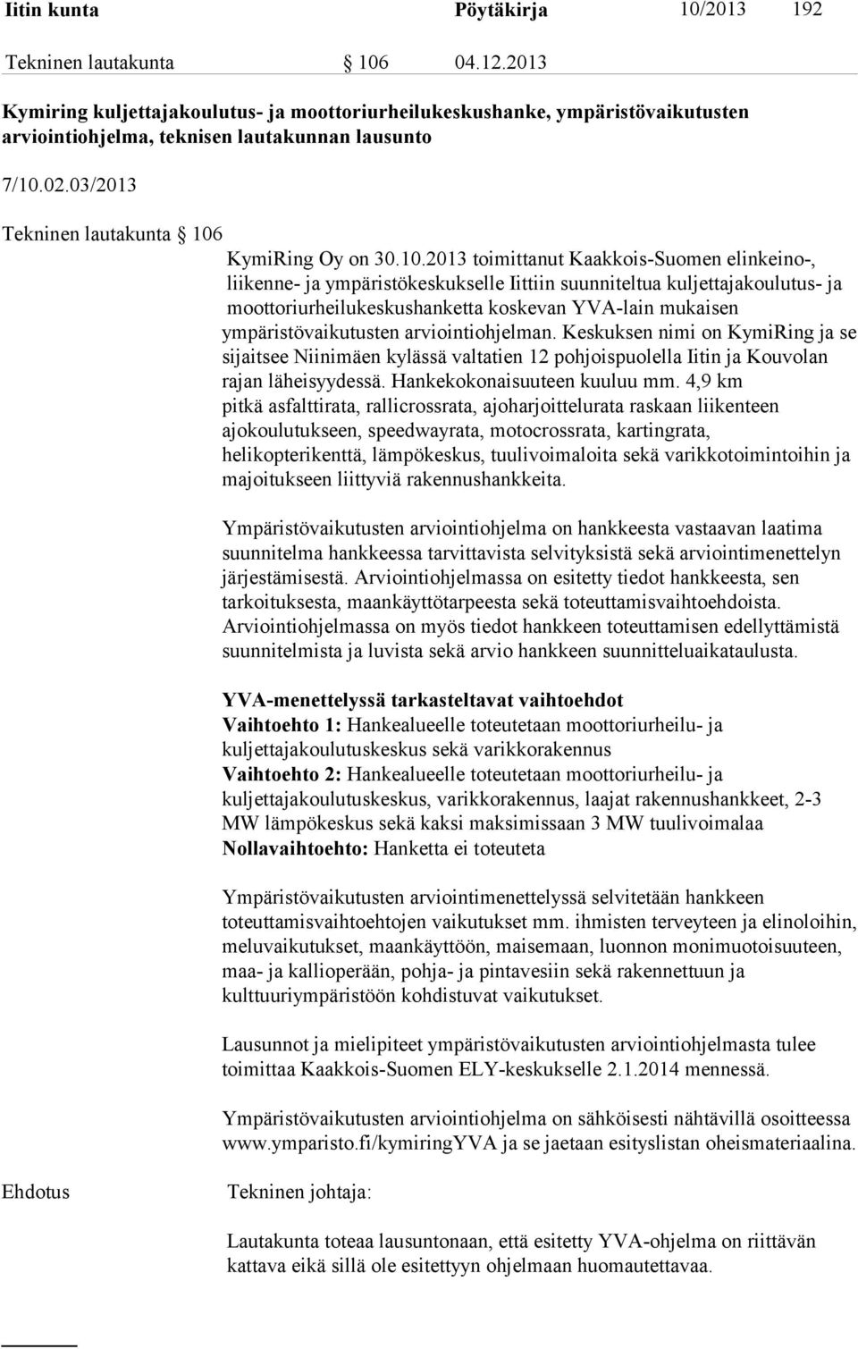 02.03/2013 Tekninen lautakunta 106