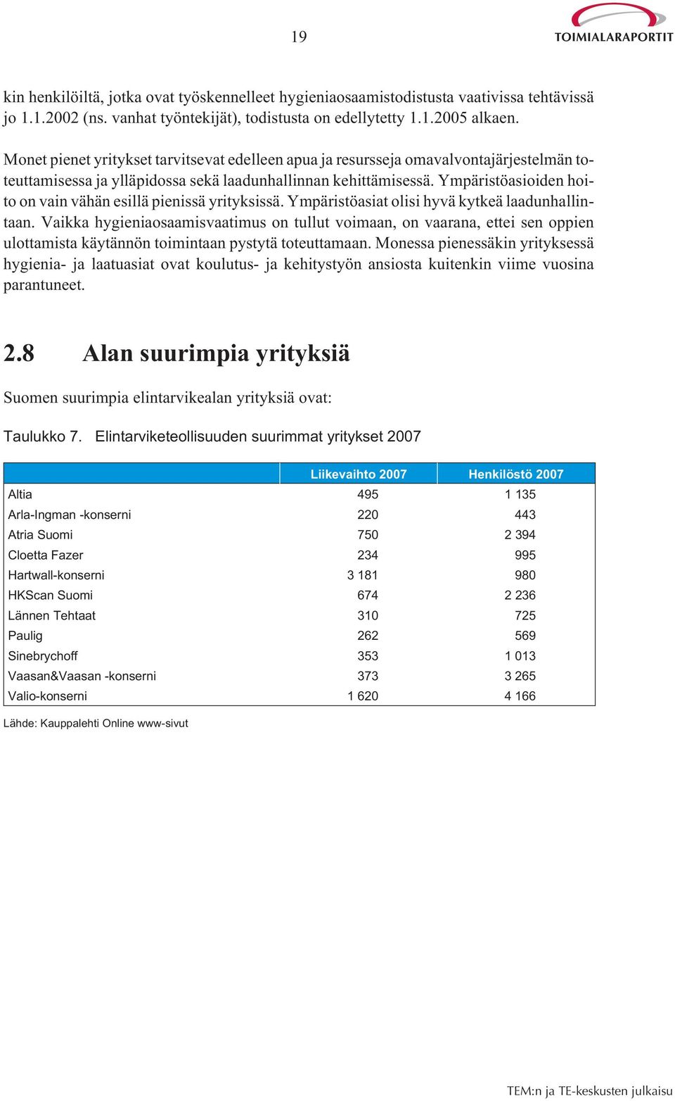 Ympäristöasioiden hoito on vain vähän esillä pienissä yrityksissä. Ympäristöasiat olisi hyvä kytkeä laadunhallintaan.