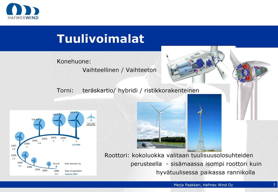 kokoluokka valitaan tuulisuusolosuhteiden perusteella -