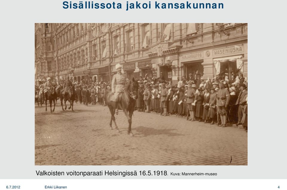voitonparaati Helsingissä