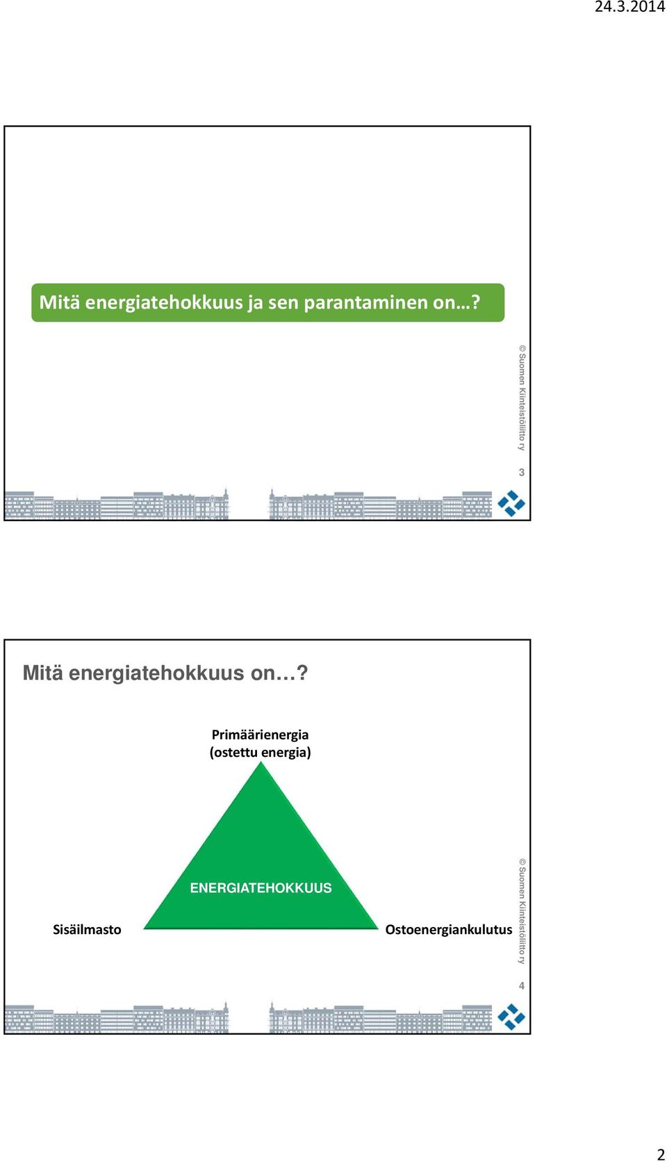 3 Mitä energiatehokkuus on?