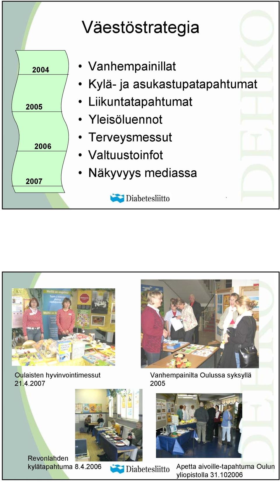 Oulaisten hyvinvointimessut 21.4.