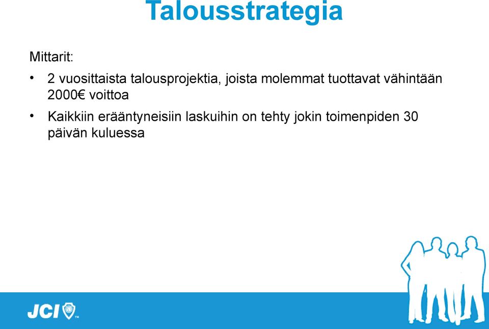 vähintään 2000 voittoa Kaikkiin erääntyneisiin