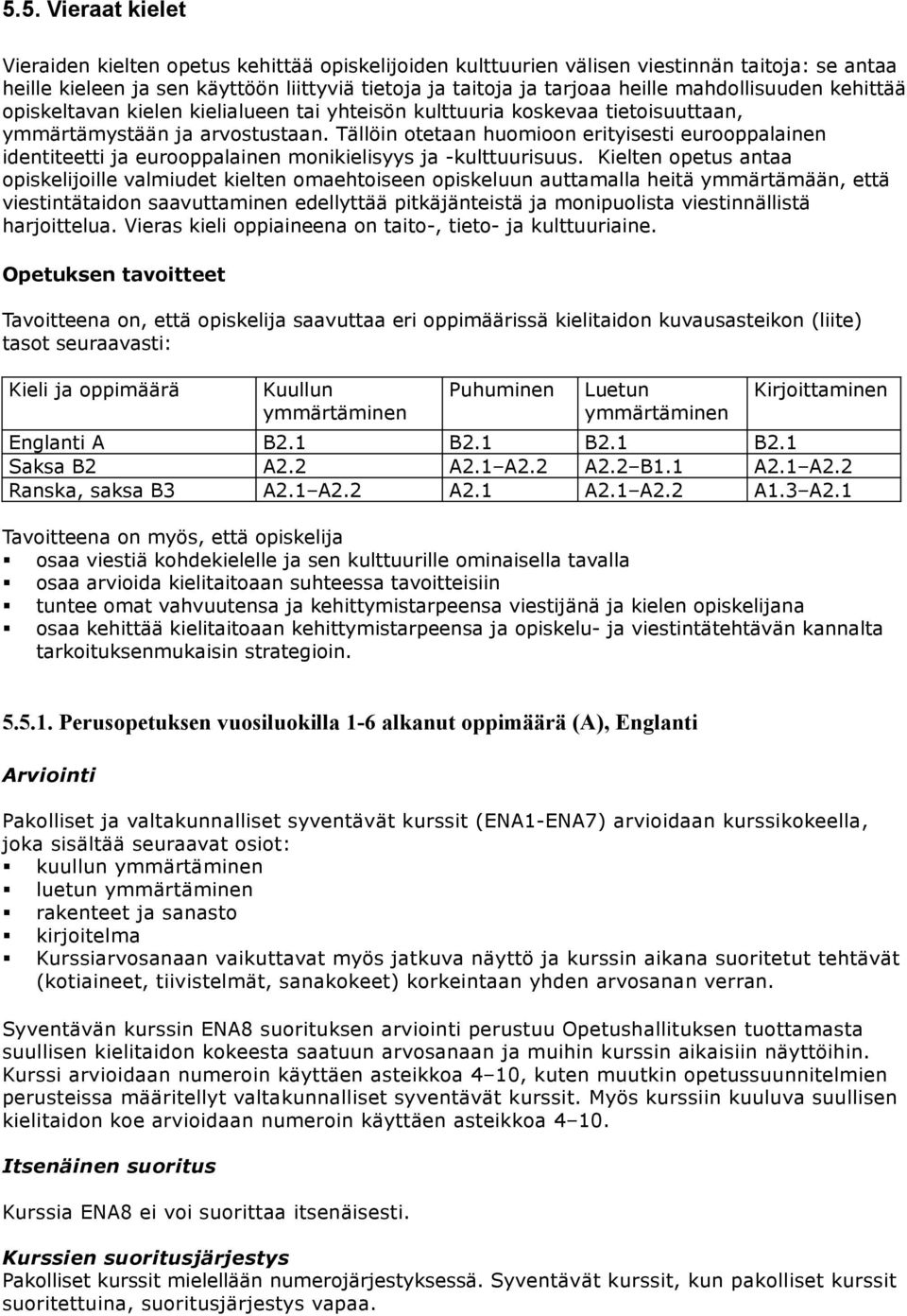 Tällöin otetaan huomioon erityisesti eurooppalainen identiteetti ja eurooppalainen monikielisyys ja -kulttuurisuus.