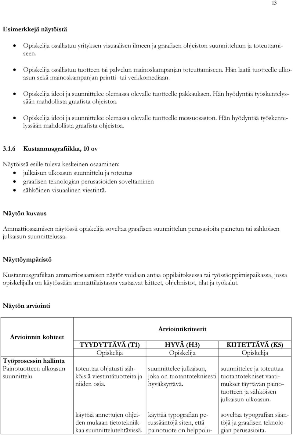 Opiskelija ideoi ja suunnittelee olemassa olevalle tuotteelle pakkauksen. Hän hyödyntää työskentelyssään mahdollista graafista ohjeistoa.