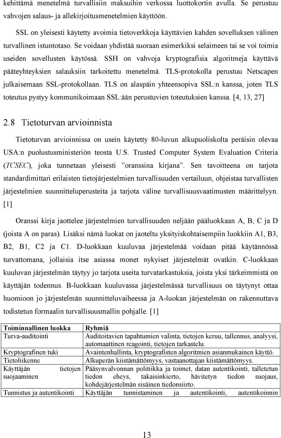 Se voidaan yhdistää suoraan esimerkiksi selaimeen tai se voi toimia useiden sovellusten käytössä. SSH on vahvoja kryptografisia algoritmeja käyttävä pääteyhteyksien salauksiin tarkoitettu menetelmä.