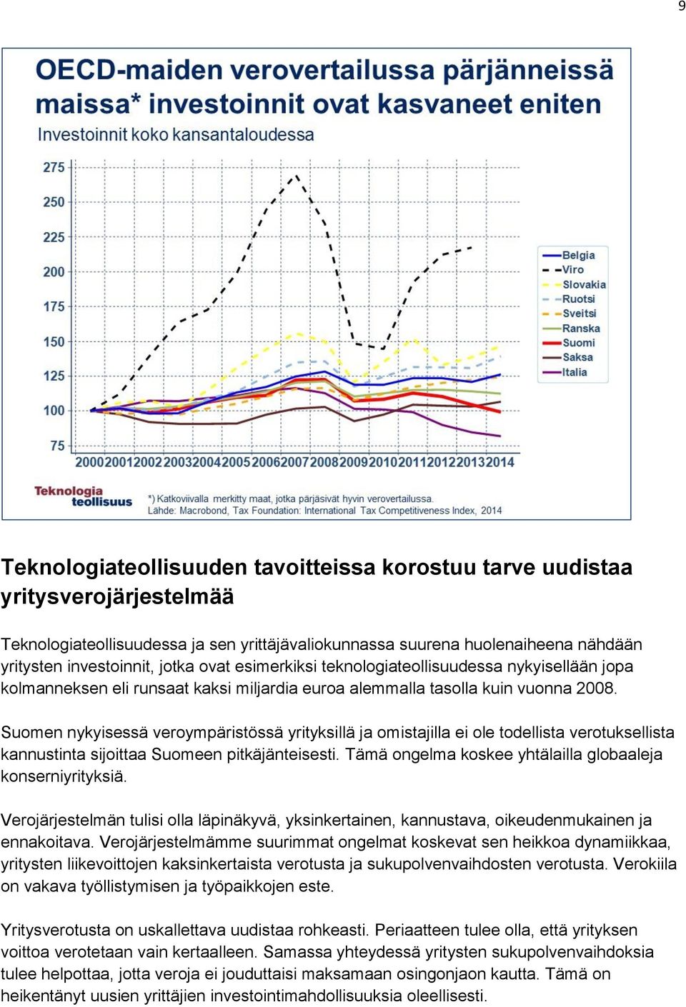 Suomen nykyisessä veroympäristössä yrityksillä ja omistajilla ei ole todellista verotuksellista kannustinta sijoittaa Suomeen pitkäjänteisesti.