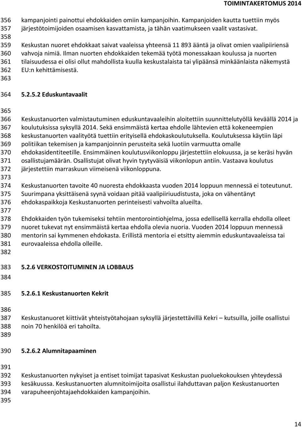 Keskustan nuoret ehdokkaat saivat vaaleissa yhteensä 11 893 ääntä ja olivat omien vaalipiiriensä vahvoja nimiä.