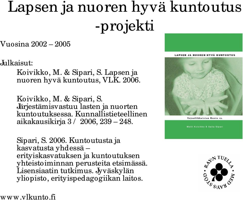 Kunnallistieteellinen aikakausikirja 3 / 2006,